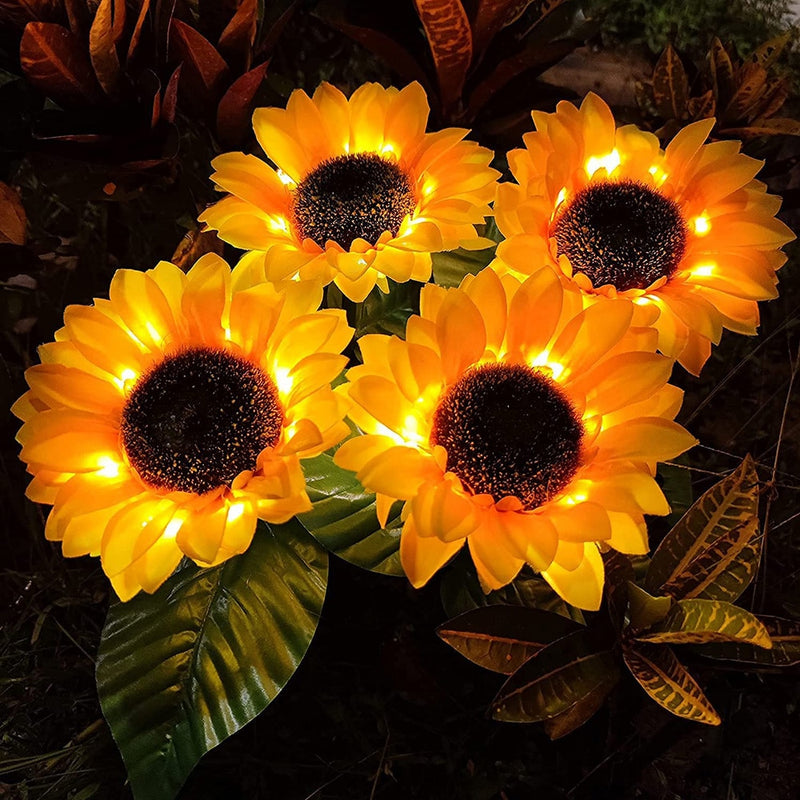 Lillekujuline päikesepatareiga aiavalgusti MagicLight™
