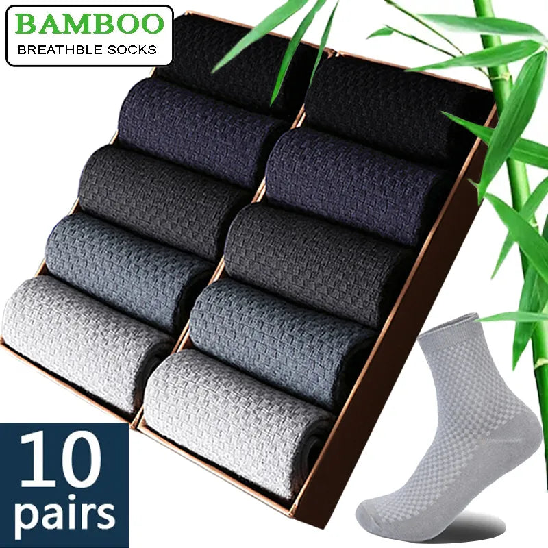 Meeste sokid bambusfiibrist 10 paari Comfy™