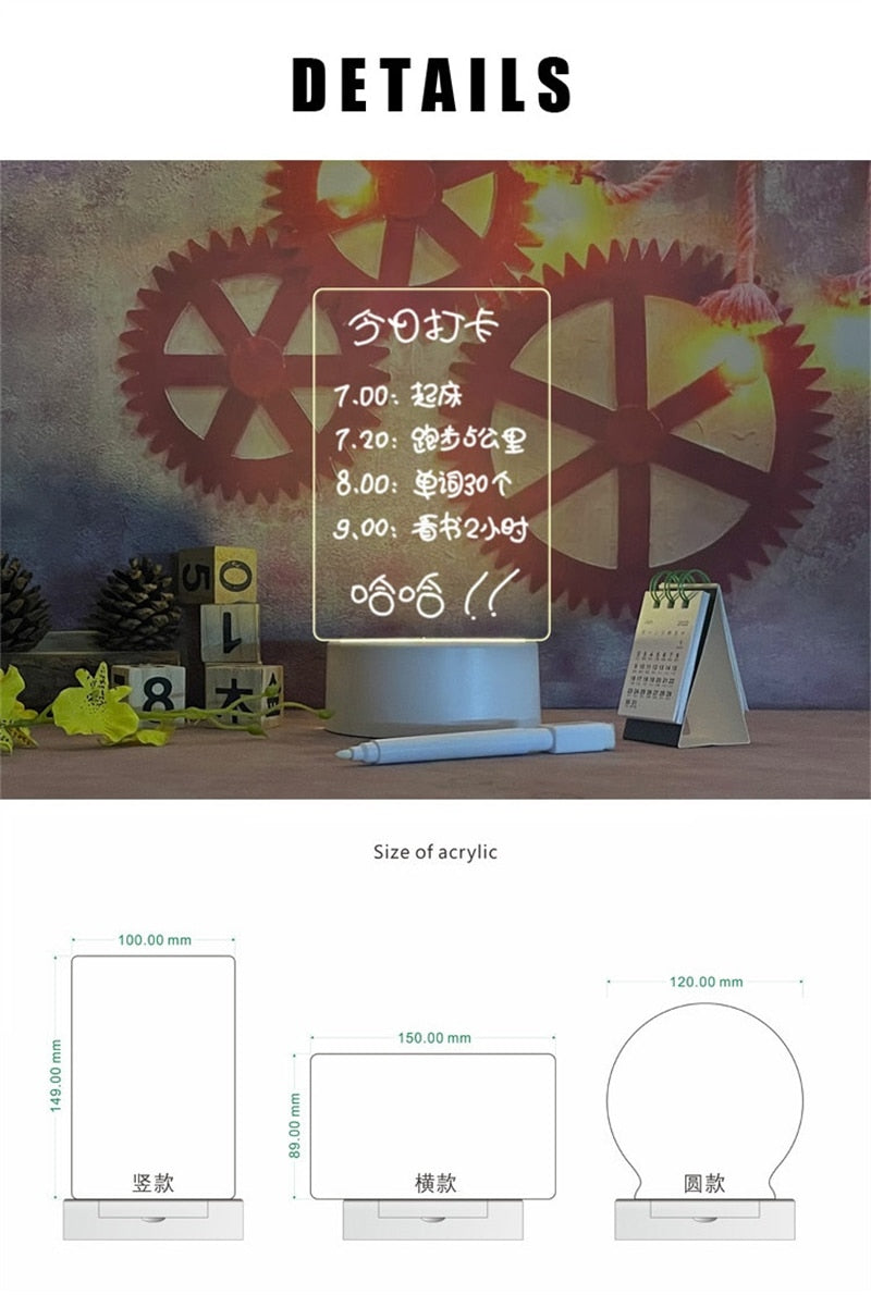 LED - märkmetahvel MagicLight™