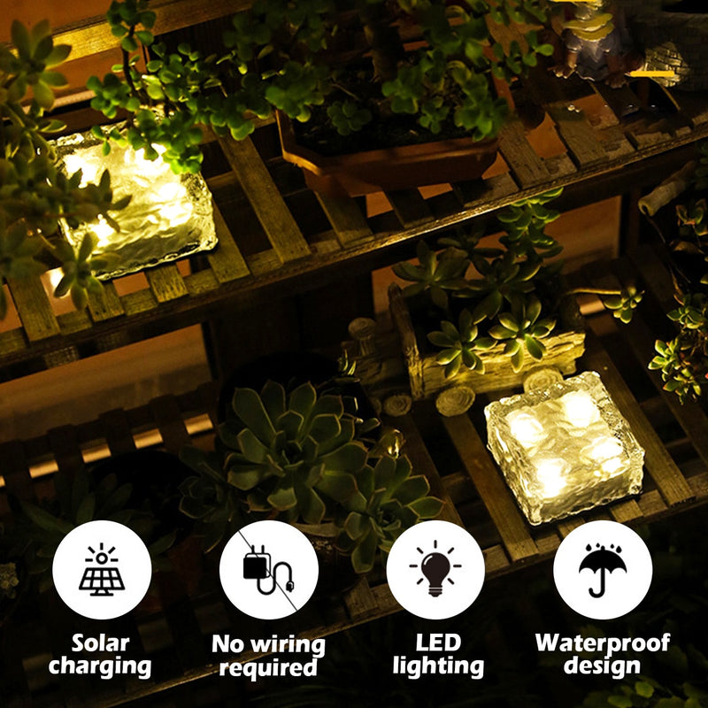 LED -  aiavalgustid jääkuubikud päikesepatareiga MagicLight™