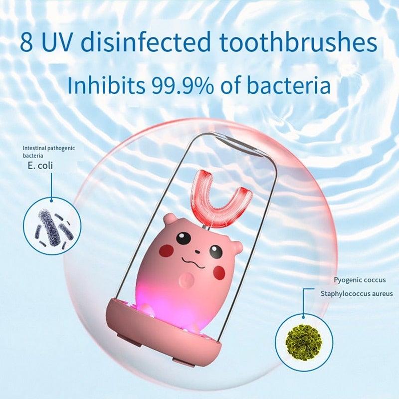 U-kujuline elektriline hambahari lastele SmileBright™ - Maailmakaubad.ee