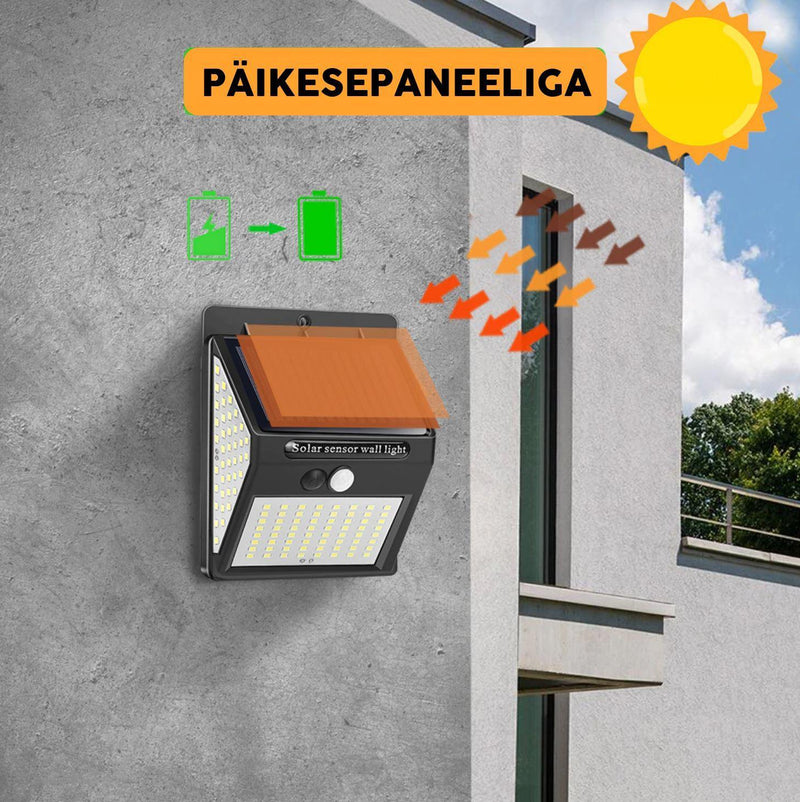 Päikesepaneeliga LED valgusti liikumisanduriga FreeEnergy™ - Maailmakaubad.ee