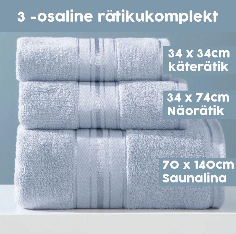 Puuvillased rätikukomplektid WarmHome™ - Maailmakaubad.ee