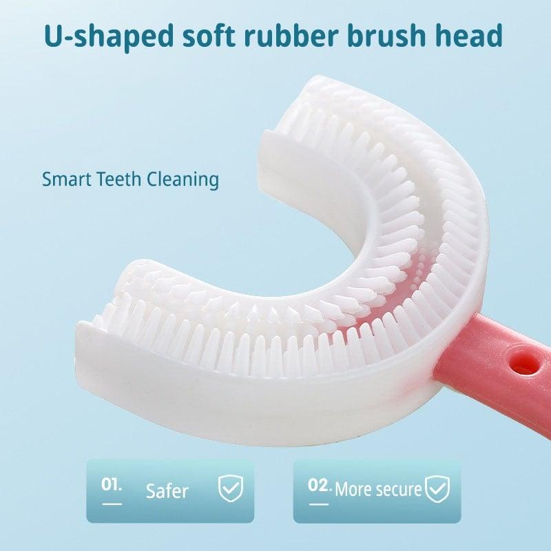 U - kujuline silikoonist laste hambahari SmileBright™ - Maailmakaubad.ee