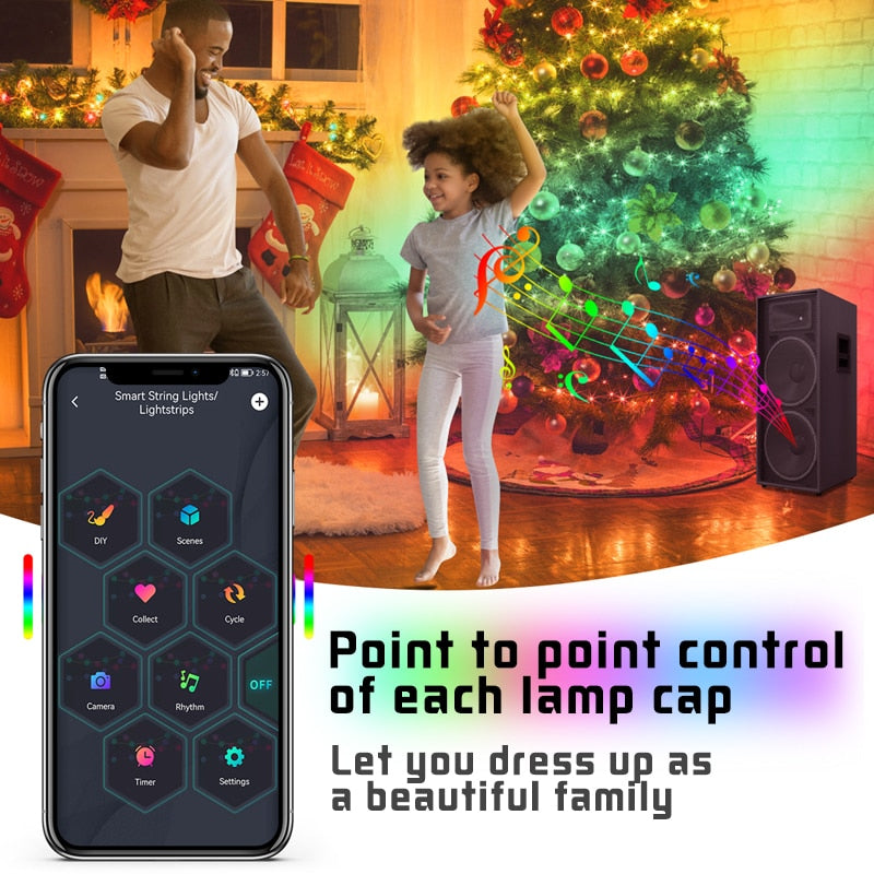 RGB LED - riba muusika ja juhtimispuldiga SparkyLights™