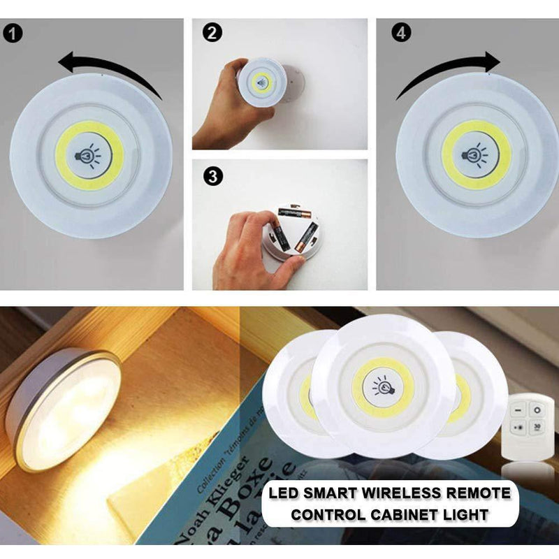 Kapialune LED valgusti puldiga MotionLED™ - Maailmakaubad.ee